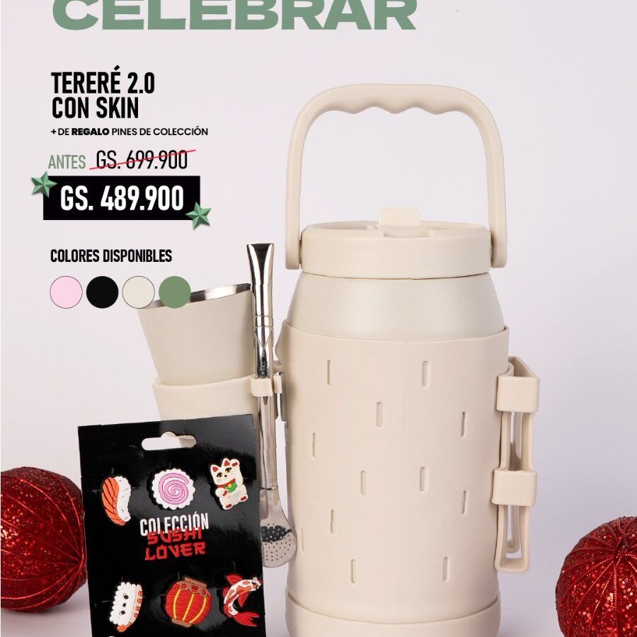 TERERÉ 2.0 CON SKIN +DE REGALO PINES DE COLECCIÓN - RITUAL PARA CELEBRAR
